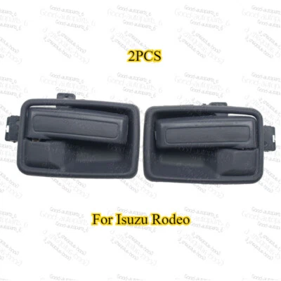 Juego de 2 piezas de manija de puerta interior de coche manija de interior bisel izquierdo derecho para Isuzu Rodeo Foto 1 de 4