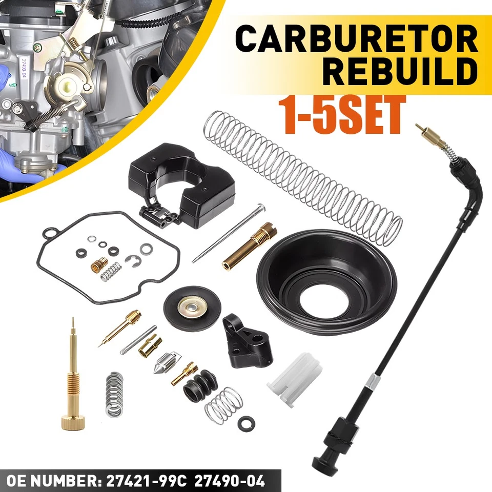 Ремонтный комплект карбюратора подходит для Harley Davidson 883 Sportster XLH1200 1200 CV401-5set - Изображение 1 из 4