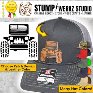Custom Trucker Hat Baseball Cap Personalized Richardson Off Road USA 4X4 - Picture 1 of 24