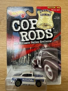 Mattel Hot Wheels 2000 Cop Rods Boston, MA '55 Chevy - Picture 1 of 1