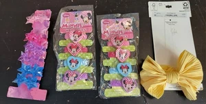 Lot Of New Hair Accessories Ties Minnie Mouse Headband Baby Girl J - Picture 1 of 1