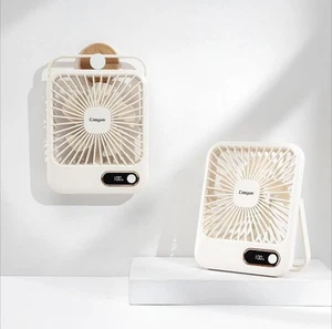 Portable Rechargeable Fan - 6 Speed Foldable Desk Fan with 4000mAh Battery,... - Picture 1 of 3