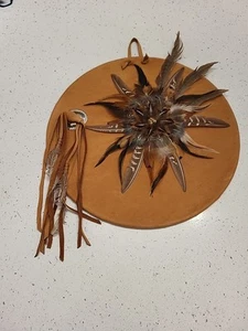 Escudo indio nativo americano hecho a mano - Imagen 1 de 7