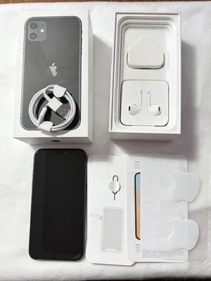 Apple iPhone 11 - 128GB - Black (Unlocked) A2221 (GSM) MWM02B/A - Image 1 of 4