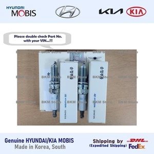 Genuino 1885709085 Conjunto de bujías 4 piezas para Sonata, Santa Fe, Stinger... - Imagen 1 de 9