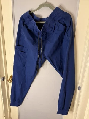 Pantalones Médicos Para Mujer Carhartt (C53110) Azul Oscuro XL 8 Bolsillos Carga Jogger Foto 1 de 4