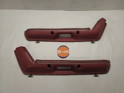 Ford Mustang 1987-93 rojo panel de puerta reposabrazos tira reposabrazos Foxbody par OEM Foto 1 de 4