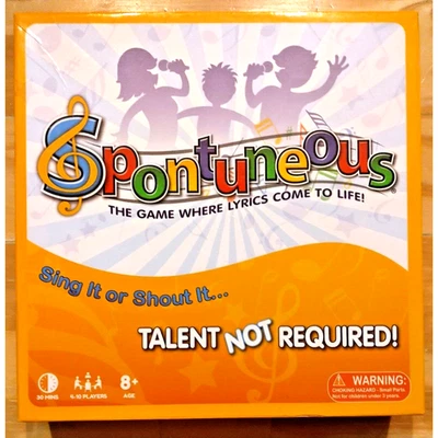 Spontuneous - The Song Game Sing It or Shout It No Talent Required Box Flaws - Image 1 of 4