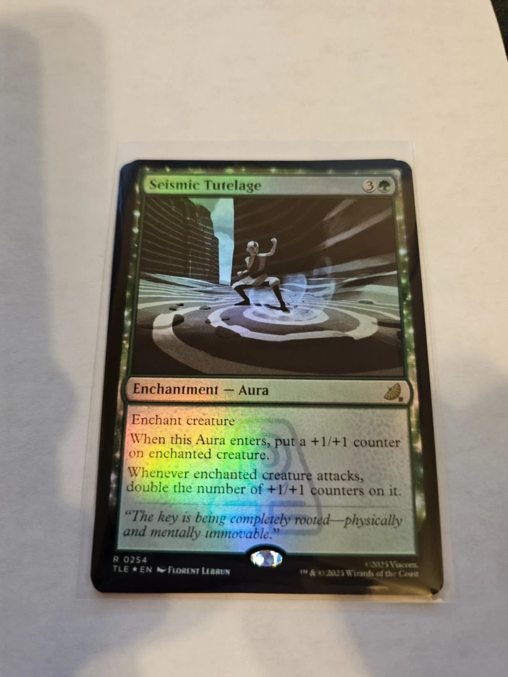 Seismic Tutelage FOIL MTG Avatar: TLA Eternal-Legal Nm/M *ON HAND* - Image 1 of 1