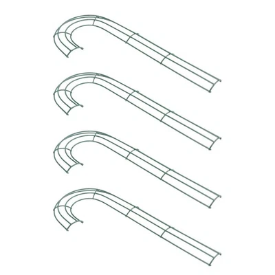  4 Pcs Craft Wreath Frame Xmas Door Farmhouse Christmas Front Decor Cane Wire - image 1 of 4