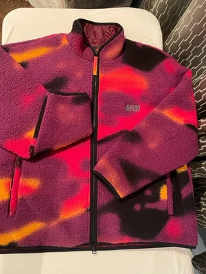 Chaqueta Jordan MVP Flight Sherpa Púrpura Rosa Amarillo XXL Foto 1 de 4