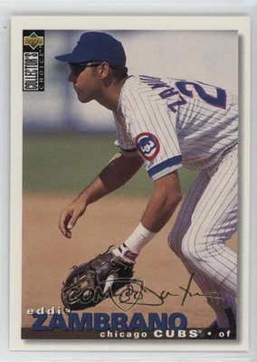 1995 Upper Deck Collector's Choice Gold Foil Signature Eduardo Zambrano #207 - Image 1 of 2