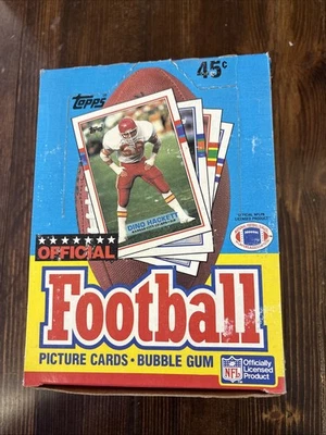 1989 Topps Football Wax Box 36 Sealed Packs - Image 1 of 3