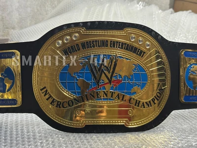 NUEVO CINTURÓN RÉPLICA CAMPEONATO INTERCONTINENTAL IC OVALADO LATÓN 2MM tamaño adulto Foto 1 de 4