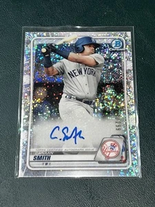 2020 Bowman Chrome Canaan Smith SPECKLE REFRACTOR /299 AUTOGRAPH - Picture 1 of 1