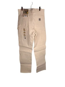 Carhartt Hombre B04 Nat Taladro Pintor Pelele Doble Frente Utilitario 30x32 NUEVO - Imagen 1 de 6