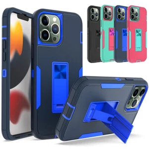 Funda mini a prueba de golpes resistente con soporte resistente delgada para iPhone 12 13 Pro Max - Imagen 1 de 16
