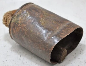 Antike Eisen Landliche Kuh Tiere Glocke Original Alt Handarbeit - Bild 1 von 7