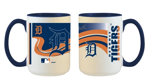 Detroit Tigers MLB Full Wrap 15oz Jumbo Coffee Mug FREE SHIP!! Cover