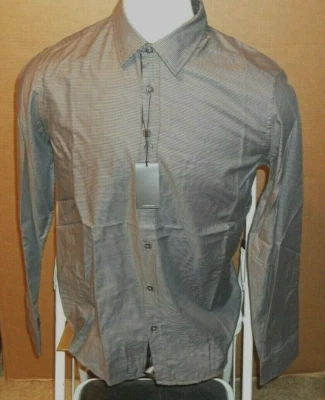 NEW Hugo Boss  men size Medium Black label long sleeve LUCAS dress shirt BLACK - Image 1 of 3