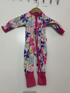 BONDS ZIP WONDERSUIT FLORES BRILLANTES TALLA 00 (G58 - Imagen 1 de 5