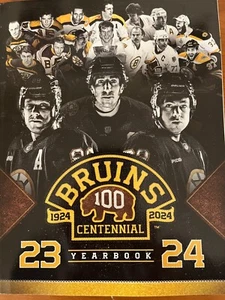 2023 2024 NHL BOSTON BRUINS ANUARIO STANLEY CUP CAMPEÓN FINAL CENTENARIO - Imagen 1 de 1