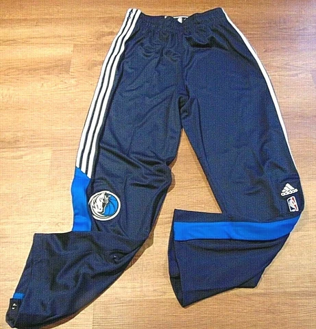 ADIDAS NBA AUTHENTIC DALLAS MAVERICKS ON COURT PANTS BUTTON DOWN SIZE XL+2" Cover