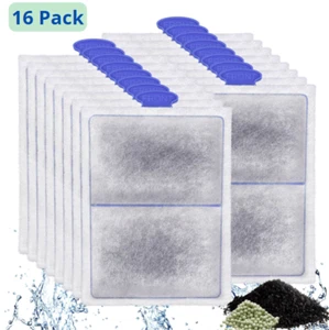 16-Pack PF-L Aquarium Filter Cartridges – Carbon Filters for Top Fin PF20-PF75 - Picture 1 of 7