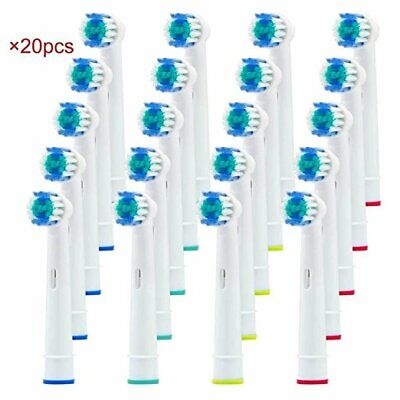 20 Pcs Electric Toothbrush Replacement Heads Compatible With Oral B Braun Models • 7.24£