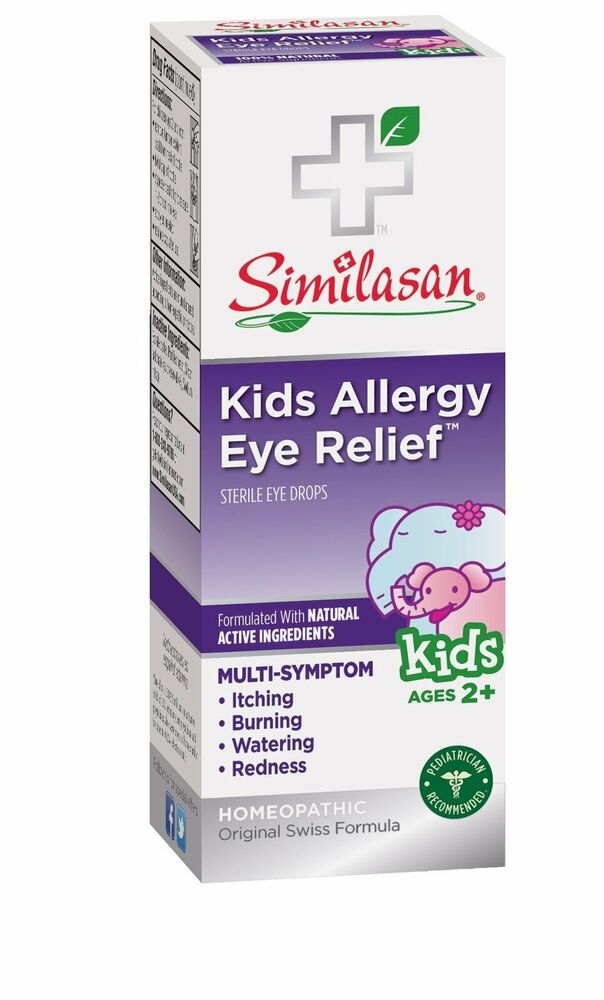 Similasan Kids Allergy Eye Relief Sterile Eye Drops Homeopathic 0.33 oz 2 Pack