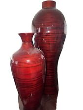 Pier 1  Vase 20” & 27” Tall Set Of 2  Pomona Pick Up Only NO FREE & NO SHIPPING