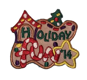 GIRL SCOUTS PATCH “HOLDAY FUN” 2014*Christmas Tree*Candy Cane*Patches/Badges*NEW - Picture 1 of 2