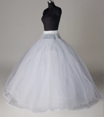 Neu Reifrock übergroß Weiß TÜLLROCK Petticoat 8-lagig OHNE Ringe Unterrock - Bild 1 von 2