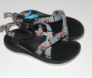 Chaco Kids Z/1 Ecotread Sandal Tube Teal  J180260 Size 4 Trails River Outdoor - Picture 1 of 9