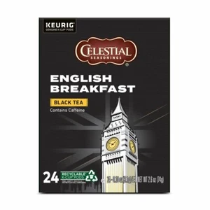 Té de desayuno inglés condimentos celestiales 12 a 168 K tazas elige cualquier cantidad - Imagen 1 de 4