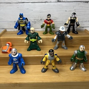 Imaginext DC Batman Robin Bane Wizard Knights Lot Of 8 Action Figures - Picture 1 of 20