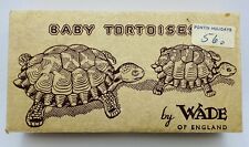 Vintage Wade Baby Tortoise Turtle Whimsies in Original Box ~ Made in England