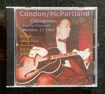 CONDON/McPARTLAND Chicagoans Live Concert 1969 Gene Krupa Birth Of The Blues CD Foto 1 de 3