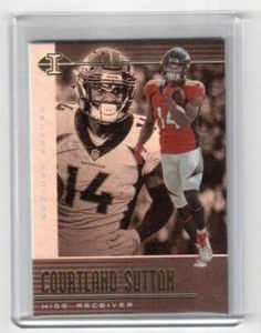 2019 Panini Illusions Football Base Card # 82 Courtland Sutton Denver Broncos - Picture 1 of 2