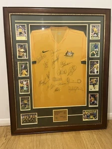 Signed and Framed Australia 2006 FIFA World Cup Jersey - Picture 1 of 2