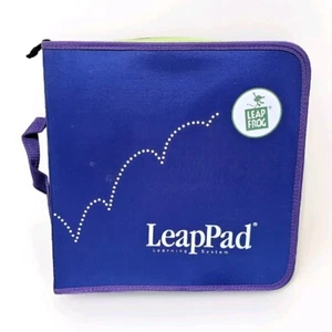  LeapFrog LeapPad Learning System custodia verde viola borsa con cerniera  - Foto 1 di 4