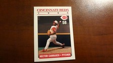 1995 KAHN'S CINCINNATI REDS HECTOR CARRASCO    BASEBALL CARD