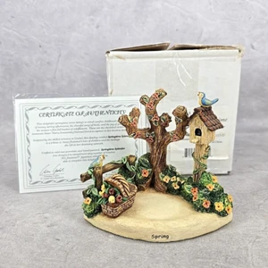 Rare Vintage Goebel Seasons Springtime Splendor Scape Hummel Display Box & COA - Bild 1 von 14