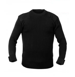 Rothco 6347 GI Style Acrylic Commando Sweater - Choice of OD, Navy, and Black - Picture 1 of 6