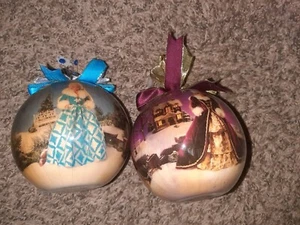 Vintage Martix Barbie Holiday Ornaments Festliche Deko Weihnachtskugeln 1996  - Bild 1 von 3