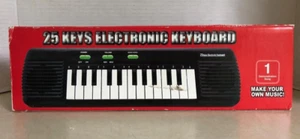 Rock Star Manley childrens 25 Keys Electronic Keyboard music piano Toy - Picture 1 of 4