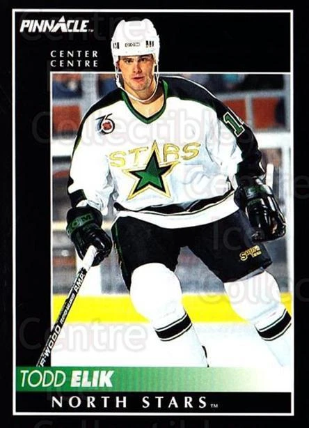 Pinnacle Canadian #207 1992-93 Todd Elik Foto 1 de 1