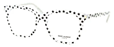 НОВЫЙ YVES SAINT LAURENT SL 166 006 СЕРЕБРО/ЗВЕЗДЫ ОЧКИ ПОДЛИННЫЙ 51-18 - Изображение 1 из 3