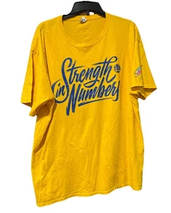 Golden state warriors t shirt xl short sleeve adult strength in numbers See Desc - Foto 1 di 5