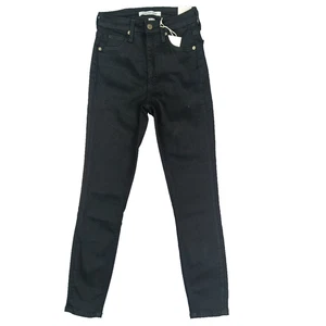 Calvin Klein Jeans Womens Size W25 L30 Black High Rise Super Skinny NWT - Picture 1 of 15